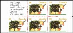 Canada 1993  Obstbäume - Markenheftchen