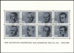 1964  Jahrestag des Attentats auf Adolf Hitler - Block