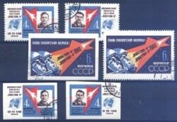 1962  Gruppenflug der Raumschiffe "Wostok 3 + 4"