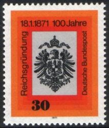 1971  100. Jahrestag der Reichsgründung