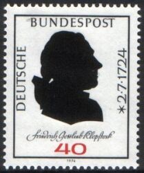 1974  Geburtstag von Friedrich Gottlieb Klopstock