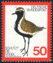 1976  Vogelschutz: Goldregenpfeifer