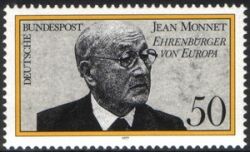 1977  Ernennung von Jean Monnet zum Ehrenbürger Europas