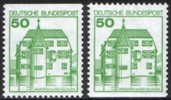 1980  Freimarken: Burgen & Schlösser aus MH