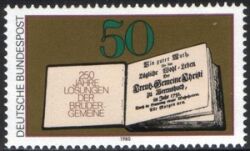 1980  Ausgabe des Losungsbuches