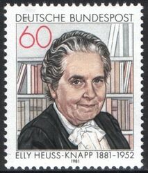 1981  Geburtstag von Elly Heuss-Knapp