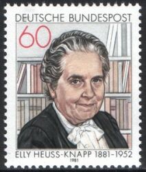 1981  Geburtstag von Elly Heuss-Knapp