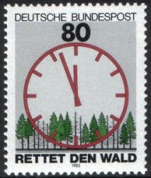 1985  Umweltschutzkampagne "Rettet den Wald"