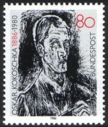 1986  Geburtstag von Oskar Kokoschka