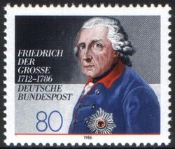 1986  Todestag von Knig Friedrich dem Groen