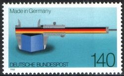 1988  Herkunftsbezeichnung Made un Germany 