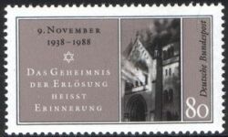 1988  Jahrestag der "Reichskristallnacht"