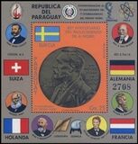 Paraguay 1977  Todestag Alfred Nobel