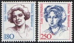 1989  Freimarken: Frauen der deutschen Geschichte