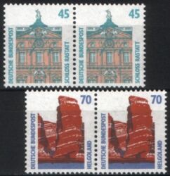1990  Freimarken: Sehenswürdigkeiten aus Bogen