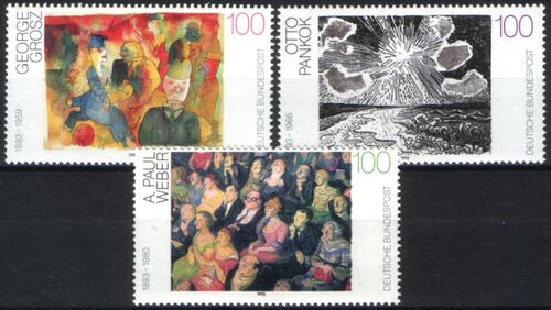 1993 Deutsche Malerei Des 20 Jahrhunderts Briefmarken Versand