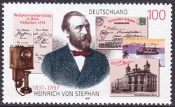 1997  Todestag von Heinrich v. Stephan