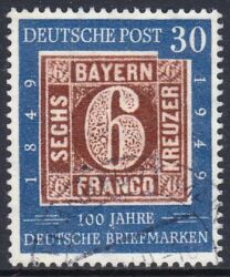 1949  100 Jahre Deutsche Briefmarken