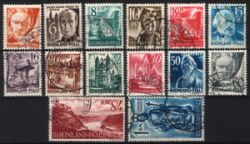 1948  Freimarken: Persönlichkeiten und Ansichten II