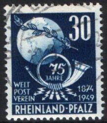 1949  75 Jahre Weltpostverein  (UPU)