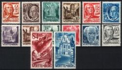 1948  Freimarken: Persönlichkeiten und Ansichten II