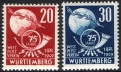1949  75 Jahre Weltpostverein  (UPU)