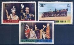 Tuvalu 1977  25 Jahre Regentschaft von Königin Elisabeth II.