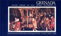 Grenada 1977  Markenheftchen - 25 Jahre Regentschaft von Königin Elisabeth II.