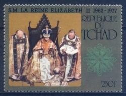 Tschad 1977  25 Jahre Regentschaft von Knigin Elisabeth II.