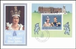 Tschad 1977  25 Jahre Regentschaft von Königin Elisabeth II.