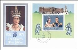Tschad 1977  25 Jahre Regentschaft von Knigin Elisabeth II.