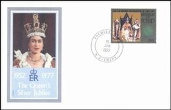 Tschad 1977  25 Jahre Regentschaft von Königin Elisabeth II.