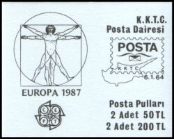 1987  Europa: Moderne Architektur - Markenheftchen