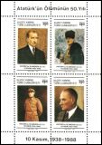 1988  50. Todestag von Kemal Atatürk