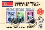 Korea-Nord 1983  Weltkommunikationsjahr