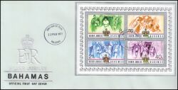 Bahamas 1977  25 Jahre Krönung Elisabeth II