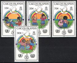 Caicos-Inseln 1985  Internationales Jahr der Jugend