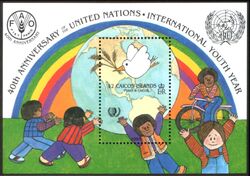 Caicos-Inseln 1985  Internationales Jahr der Jugend