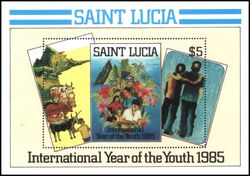 St. Lucia 1985  Internationales Jahr der Jugend