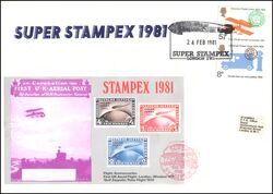 1981  Super Stampex 1981 - Erinnerungsbrief
