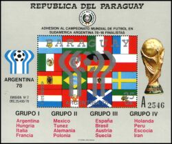 Paraguay 1978  Fußball-Weltmeisterschaft in Argentinien