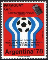 Paraguay 1975  Fuball-Weltmeisterschaft in Argentinien