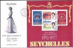 Seychellen 1977  25 Jahre Regentschaft von Königin Elisabeth II.