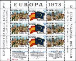 1978  Sonderblock - Exposicion Filatelica Europa