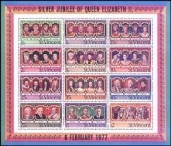 St. Vincent 1977  25 Jahre Regentschaft von Königin Elisabeth