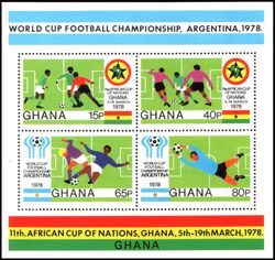 Ghana 1978  Fuball-Weltmeisterschaft in Argentinien