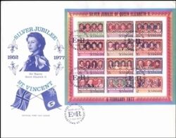 St. Vincent 1977  25 Jahre Regentschaft von Königin Elisabeth