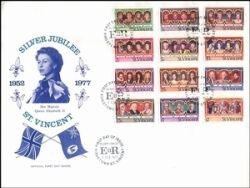 St. Vincent 1977  25 Jahre Regentschaft von Königin Elisabeth