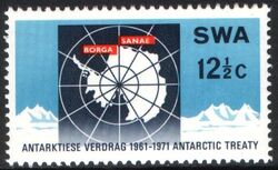 Namibia 1971  10 Jahre Antarktisvertrag