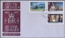 Süd-Georgien 1977  25 Jahre Regentschaft von Königin Elisabeth II.